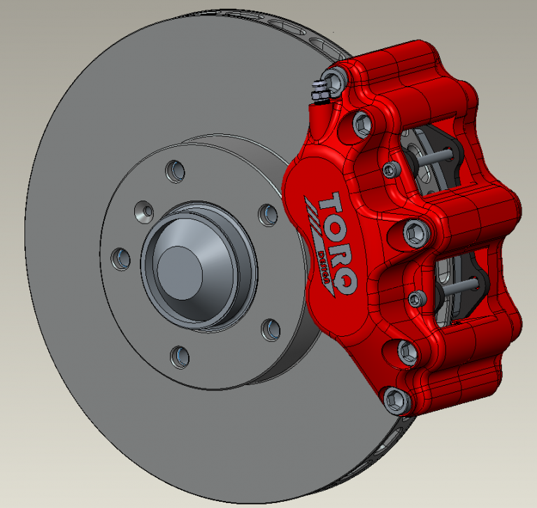 Torq Design - BMW E46 brake caliper design